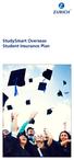 StudySmart Overseas Student Insurance Plan