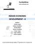 INDIAN ECONOMIC DEVELOPMENT - II
