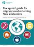 Tax agents' guide for migrants and returning New Zealanders