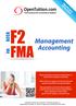 FMA. Management Accounting. OpenTuition.com ACCA FIA. March/June 2016 exams. Free resources for accountancy students