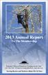 2013 Annual Report. To The Membership. Eastern Maine Electric Cooperative, Inc. (207) P O Box 425 Calais ME (800)