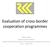 Evaluation of cross-border cooperation programmes