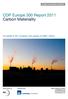 CDP Europe 300 Report 2011 Carbon Materiality