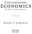 CONTEMPORARY ECONOMICS AN APPLICATIONS APPROACH 5TH EDITION. ^M.E.Sharpe. Armonk, New York London, England
