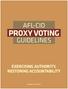 AFL-CIO. Proxy Voting