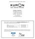 PROSPECTIVE FRANCHISEE APPLICATION. Kumon Canada Inc.