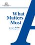What Matters Most. The Case for Active. Risk Management
