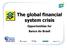 The global financial system crisis. Opportunities for Banco do Brasil