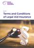 May Terms and Conditions of Legal Aid Insurance
