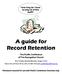 A guide for Record Retention