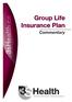 Group Life Insurance Plan Commentary