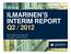 ILMARINEN S INTERIM REPORT Q2 / Press conference 23 August 2012 Harri Sailas, President and CEO