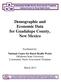 Demographic and Economic Data for Guadalupe County, New Mexico