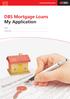 DBS Mortgage Loans My Application