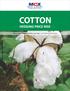 COTTON HEDGING PRICE RISK