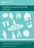 A guide to your Council Tax