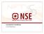 Compliance Handbook. For NSE Trading Members