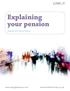 Explaining your pension. Harmsworth Pension Scheme
