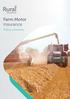 Farm Motor insurance. Policy summary
