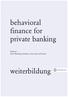 behavioral finance for private banking
