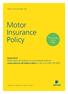 Motor Insurance Policy