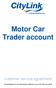 Motor Car Trader account