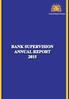 Central Bank of Kenya BANK SUPERVISION ANNUAL REPORT 2015