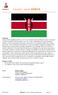 Country report KENYA. Author: Reinier Meijer Country Risk Research Economic Research Department Rabobank Nederland