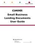 Small Business Lending Documents User Guide