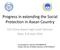 Progress in extending the Social Protection in Asean Country