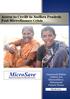 Access to Credit in Andhra Pradesh Post Microfinance Crisis