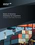 Bank of America Solutions for Importers. An Importer s Guide to Global Trade Services