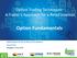 Option Fundamentals Rajib Ranjan Borah & Nitesh Khandelwal QuantInsti Bangkok, 6 Oct 2014