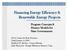 Financing Energy Efficiency & Renewable Energy Projects