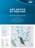 ANZ NOTICE OF MEETING