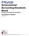 Governmental Accounting Standards Board