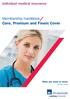 Individual medical insurance. Membership handbook Core, Premium and Finest Cover