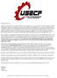 Promoters hosting USECF insured events must complete the included USECF event agreement and return to the USECF.