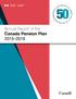 Annual Report of the Canada Pension Plan