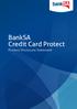 BankSA Credit Card Protect. Product Disclosure Statement