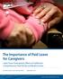 The Importance of Paid Leave for Caregivers