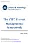 The STFC Project Management Framework