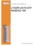 LYXOR INTERNATIONAL ASSET MANAGEMENT (LIAM) LYXOR UCITS ETF NASDAQ-100