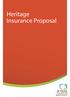 Heritage Insurance Proposal
