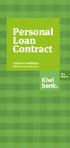 Personal Loan Contract