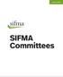 SIFMA Committees. January 2018