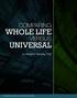 MaY 2012 LMR 7 7 LMR JUNE 2012 COMPARING WHOLE LIFE VERSUS UNIVERSAL. by Robert P. Murphy, PhD MONEY POOLS