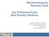Benchmarking the Revenue Cycle Top 10 Revenue Cycle Best Practice Solutions