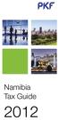 Namibia Tax Guide 2012