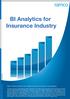 BI Analytics for Insurance Industry